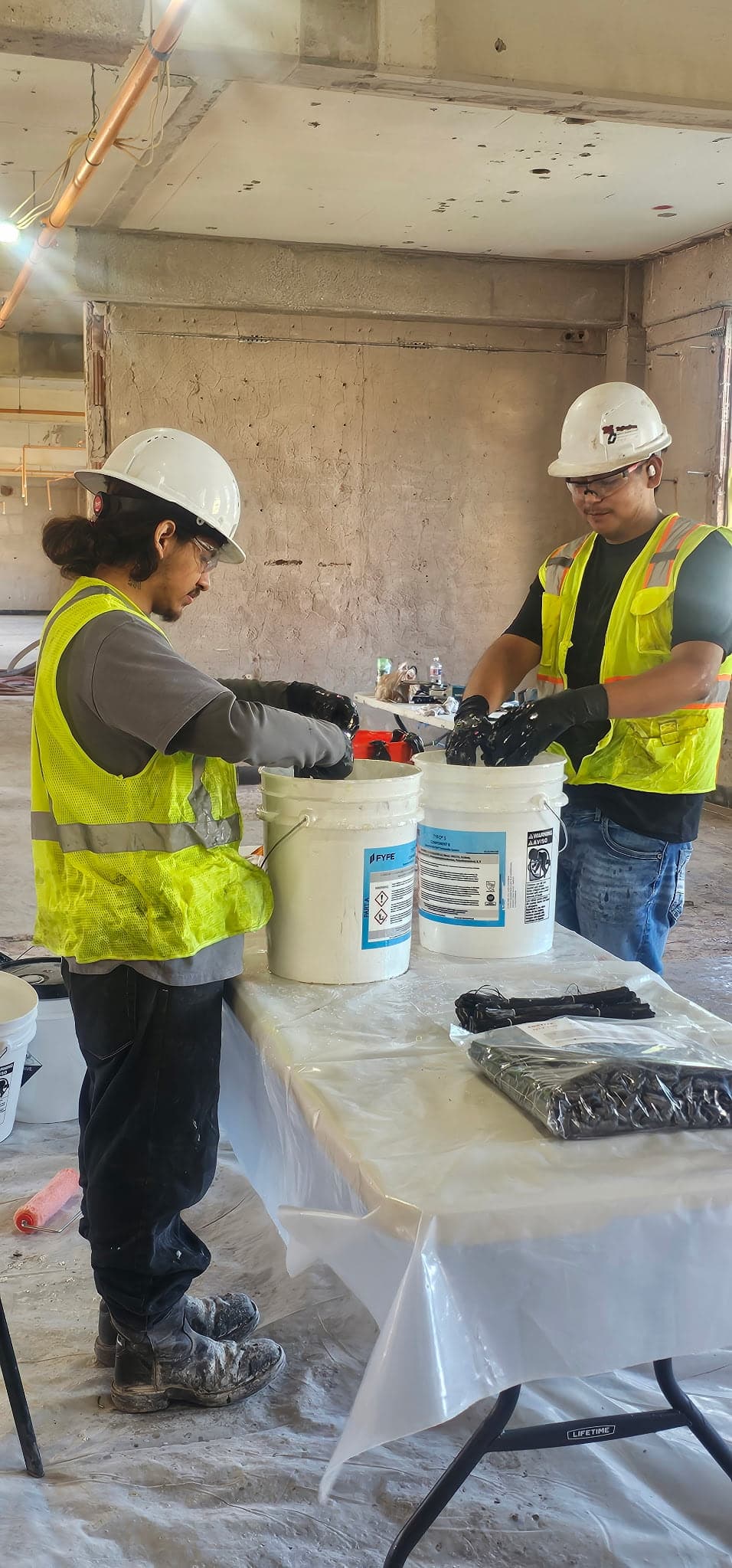 Delta crew on site
